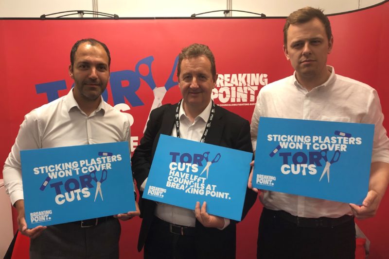 Cllrs Mahfouz, Bell and Mason at the LGA Conference